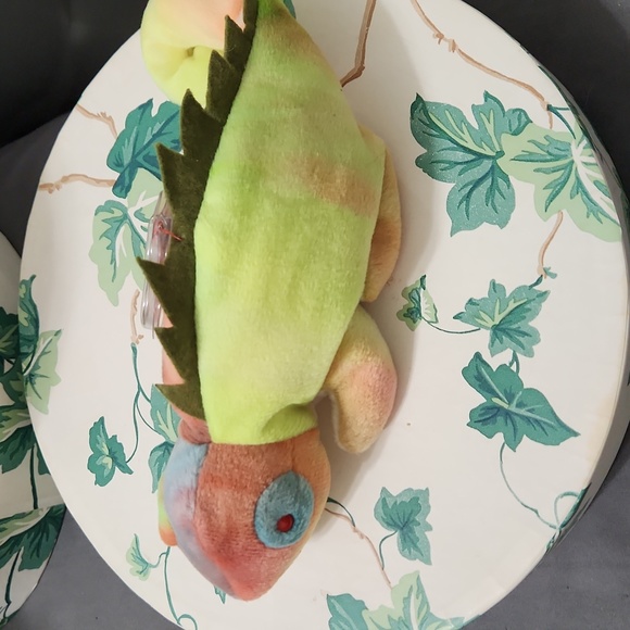 TY beanie Baby  Rainbow tag error states Iggy.  1997 - Picture 6 of 12